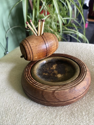 Vintage barrel match holder - vintage,