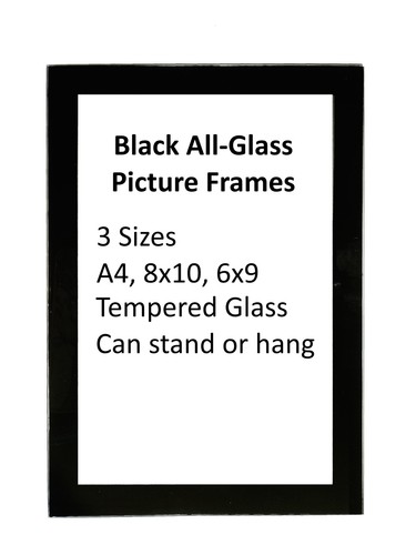 Black picture frames real - black,