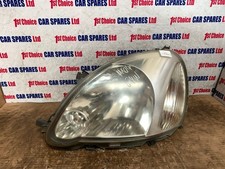 TOYOTA YARIS T3 VVT-I MK1 SCP10 2004 PASSENGER SIDE HALOGEN HEAD LIGHT LAMP