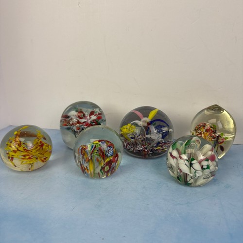 Glass paperweight flower - paperweight,
