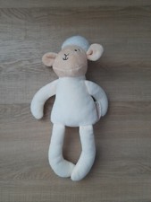 Get Comfy Lamb Sheep Baby Cream Soft Toy Plush Pram Rattle NWOT