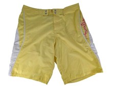 Yellow &White Boardshorts