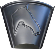 Hay Feeder - Horse & Pony Plastic Corner Hay Feeder (Black, Horse Size) Buy 3 -