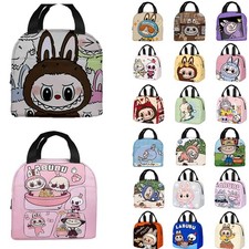 Kids Boys Girls Labublublu Monster Insulated Lunch Bag Box Pack School Food Case