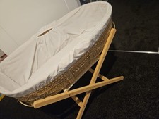 Moses Basket with Stand and Mattress