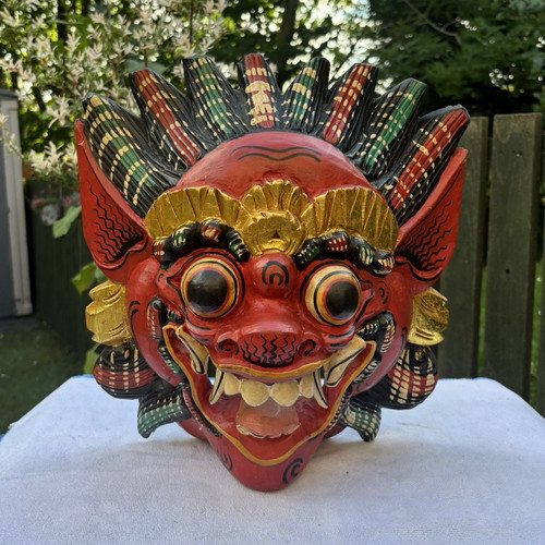Hand carved painted - hand,
