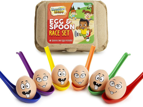 Egg and spoon - game, set