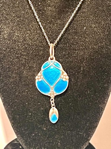 Antique silver enamel murrle - silver, &