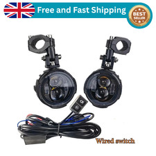 Pair 100W Motorcycle Headlight
