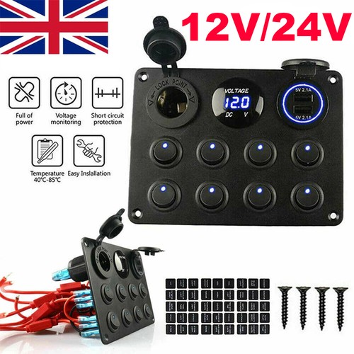 Gang 12v 24v - 8, light
