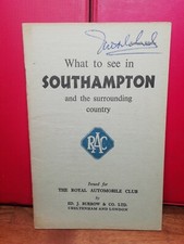 1960's RAC motor tour booklet