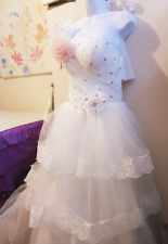 Golu ,sna Safina.  English Asian Duamond Designer Wedding Dress 10,12 S,M