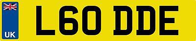 Private number plate l60 dde - private,