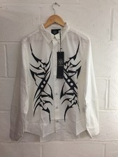 Designer Long Clothing Tribal Button Shirt White - Unisex Selfridges Boy London