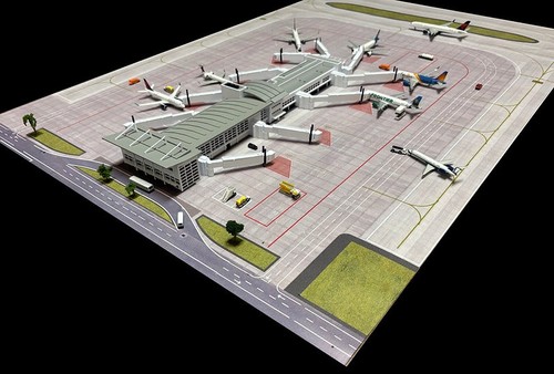 Model airport satellite - model,