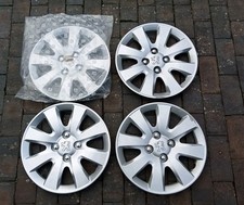 Peugeot 15" Wheel Trims - 1 New & Sealed - 3 Used Parts Number PSA9651017380