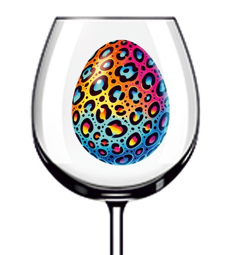12x easter leopard egg - easter,