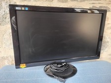 AOC 2436SWA 24-inch 1080P LCD Gaming Monitor Pc Screen On Stand With Power Cable