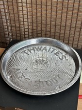 1950s Daniel Thwaites Brewery chrome beer tray
