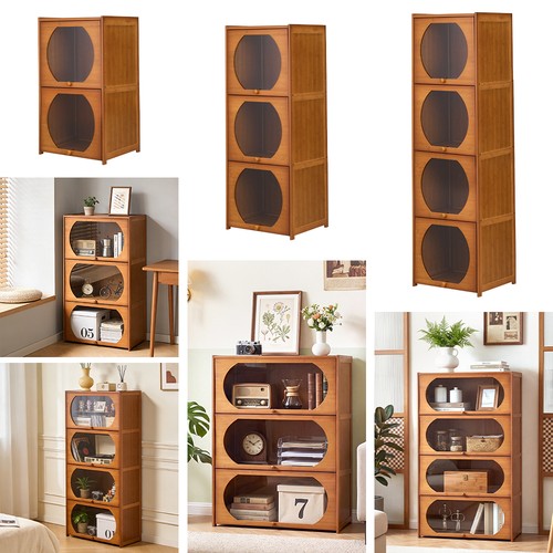 Bamboo bookcase book shelf - book,