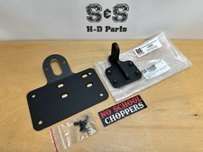 No School Choppers Side-Mount Number Plate BRACKET for Harley-Davidson Custom