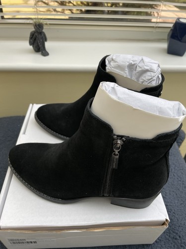 Hush puppies black - hush, suede