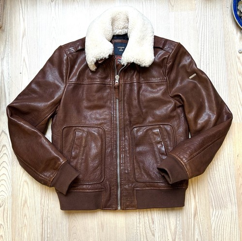 Superdry leather borg - leather,
