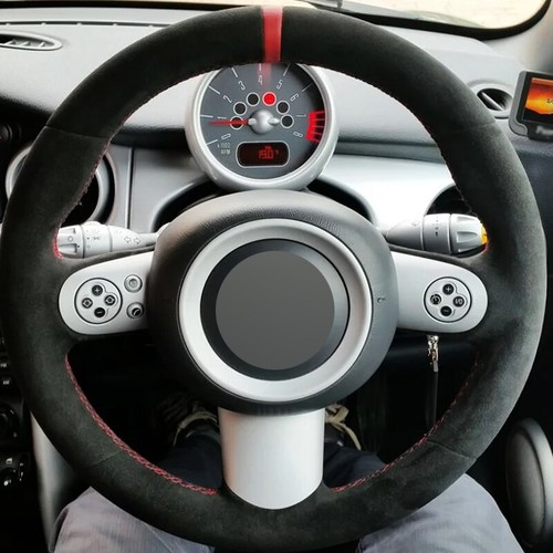 Alcantara steering wheel cover - wheel,