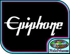 Epiphone Guitar Bass Logo Vinyl Sticker Flight Case Car Truck Wall Window Music