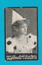 BOER WAR CELEBRITIES - ACTRESS - MARJORY  HAYES - SINGLETON & COLE - 1901