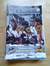 2007/8 SHEFFIELD STEELERS V NEWCASTLE VIPERS ICE HOCKEY PROGRAMME  11/11/07