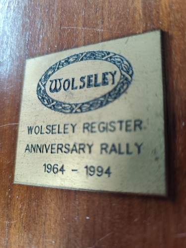 Wolseley register anniversary - register,