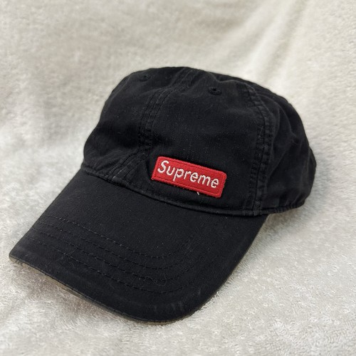 Supreme black panel hat red - black,