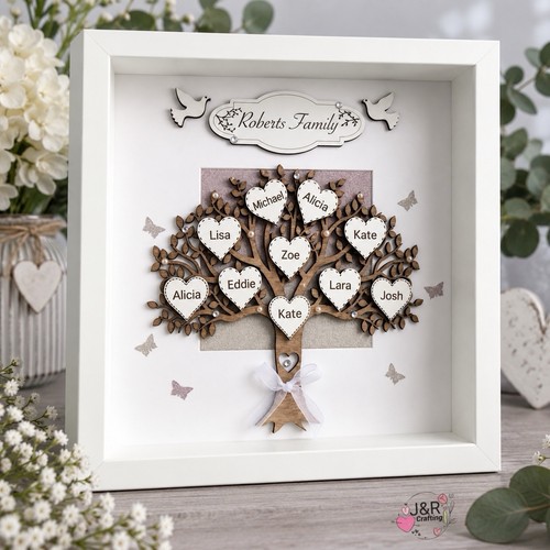 Personalised family tree frame - personalised,