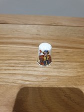 Eastbourne Fine Bone China Thimble With Clown Design