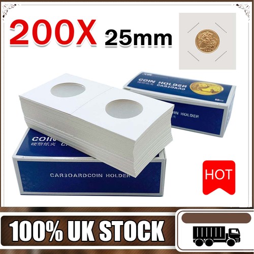 200x set white coin holders - 200x/set,
