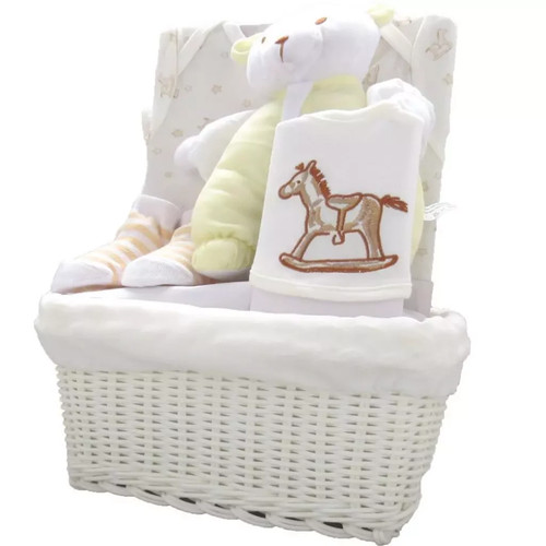 New baby basket - new,