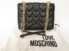 Love Moschino - Heart Quilted Faux Leather Shoulder Bag - Dust Bag
