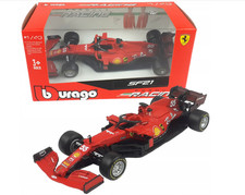 Formula F1 SF21 Ferrari Carlos Sainz No. 55 2021 Model Toy Diecast 1:43 Bburago