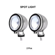 White chrome halogen - 2, x