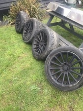 Mille Miglia Set Of 4  5 Stud Alloy Wheels And Tyres
