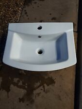  Semi Recessed Bathroom Wash Basin With Overflow 