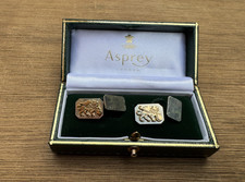 Asprey Solid Silver Cufflinks