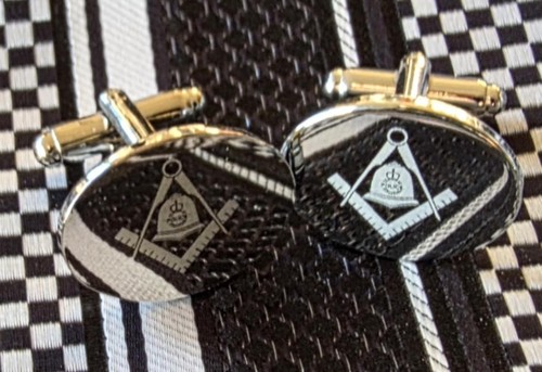 Masonic police helmet - police, engraved
