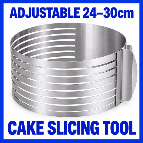 Adjustable cake slicing tool - adjustable,