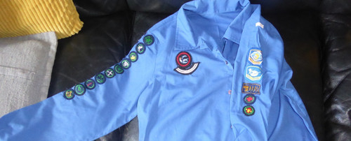 Vintage girl guide - blouse, with