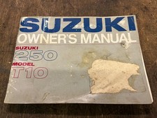 SUZUKI T10 OWNERS HANDBOOK