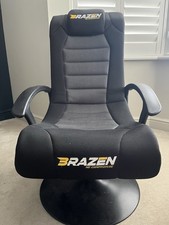 Brazen No compromise Black Gaming Chair Bluetooth 