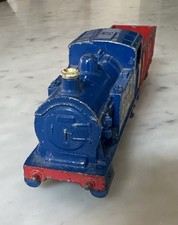 Dinky Toys GER Steam Train Locomotive, No 87, Vintage 1970's, Die Cast, Blue.