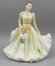 The English Ladies Co Flower of The Month Figure Figurine / Doll MAY (LILY)